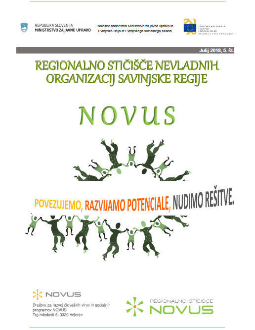 Izšla je 5. številka Publikacije Regionalnega stičišča NOVUS