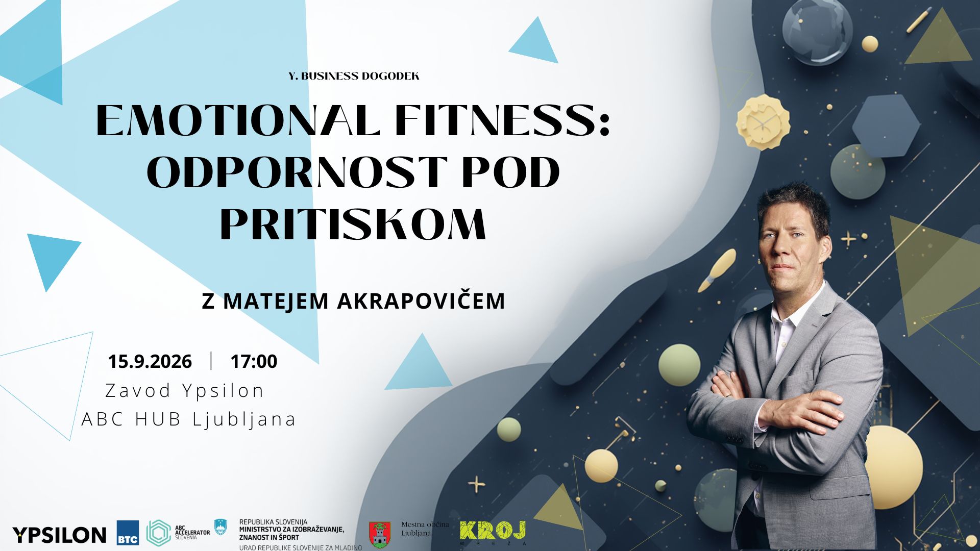 Brezplačno predavanje za mlade: Odpornost pod pritiskom