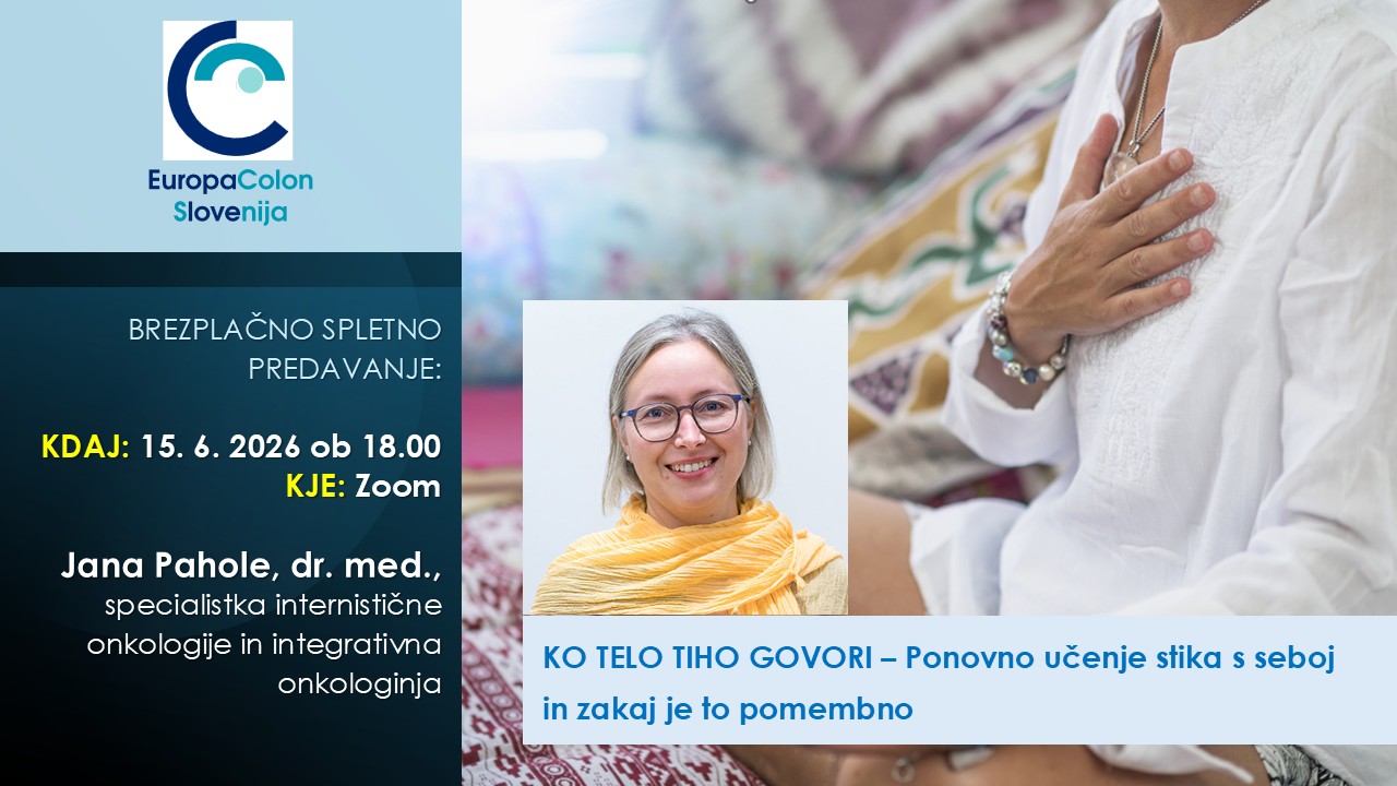 Brezplačno spletno predavanje o pomenu stika s telesom za zdravje in dobro počutje