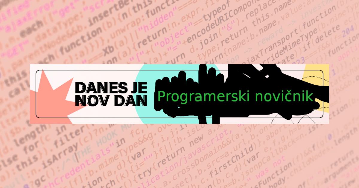 Na Danes je nov dan pripravljajo programerski novičnik
