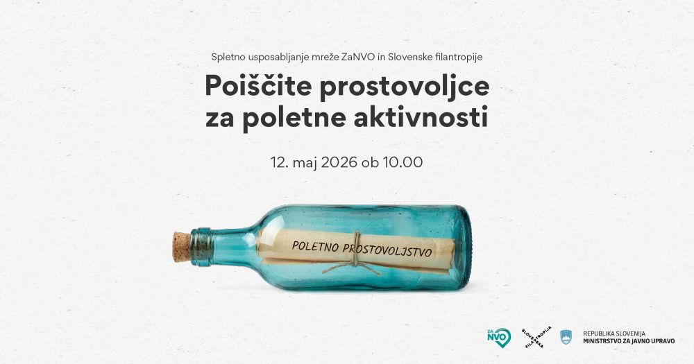 Poiščite prostovoljce za poletne aktivnosti