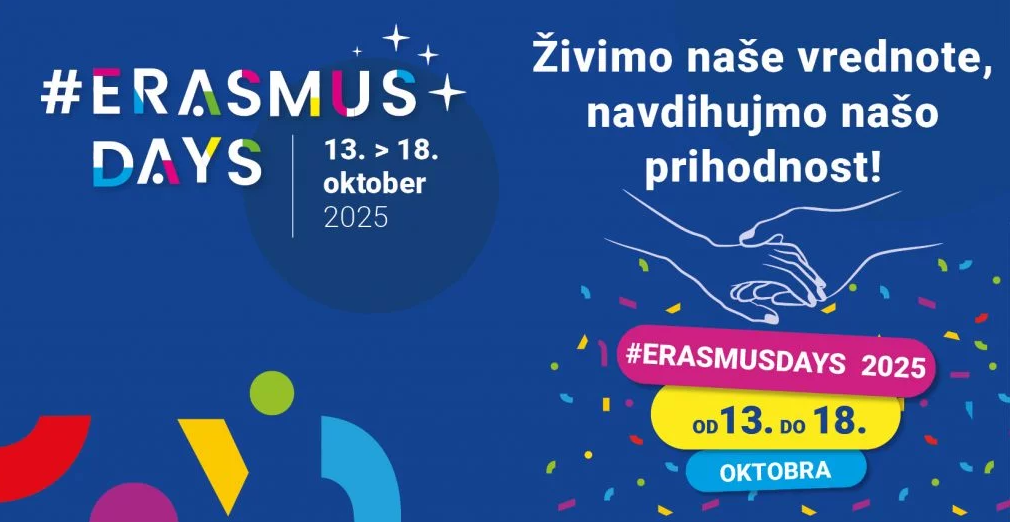 Erasmus dnevi 2025: Vabljeni k sodelovanju
