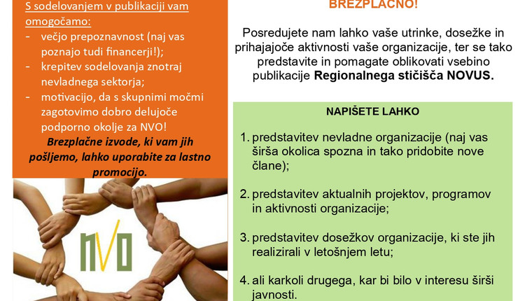 zaNVO - VABILO za sodelovanje v Publikaciji