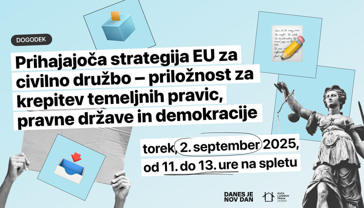 Spletni posvet: Prihajajoča strategija EU za civilno družbo – priložnost za krepitev temeljnih pravic, pravne države in demokracije