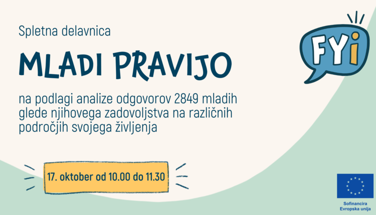 Spletna delavnica o zadovoljstvu mladih: Mladi pravijo