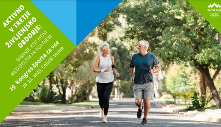 19. Kongres športa za vse: Aktivno v tretje življenjsko obdobje