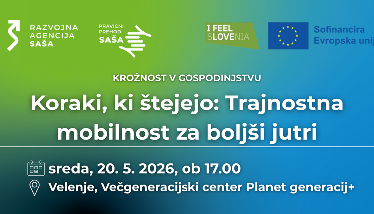 KORAKI, KI ŠTEJEJO: TRAJNOSTNA MOBILNOST ZA BOLJŠI JUTRI