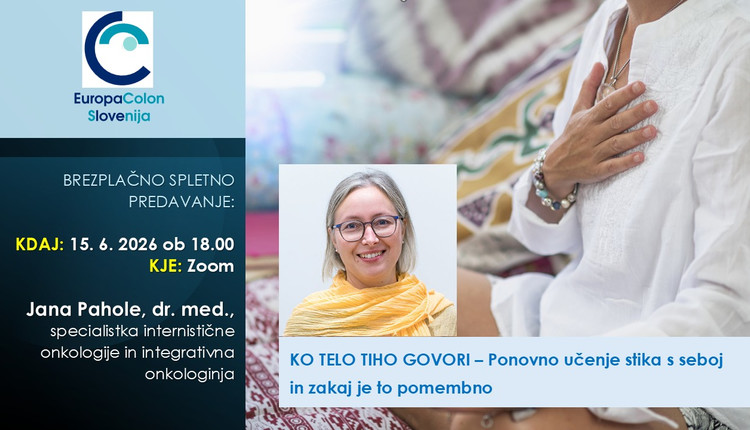Brezplačno spletno predavanje o pomenu stika s telesom za zdravje in dobro počutje