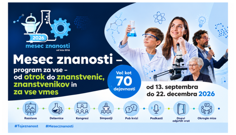 Znan je program Meseca znanosti 2026