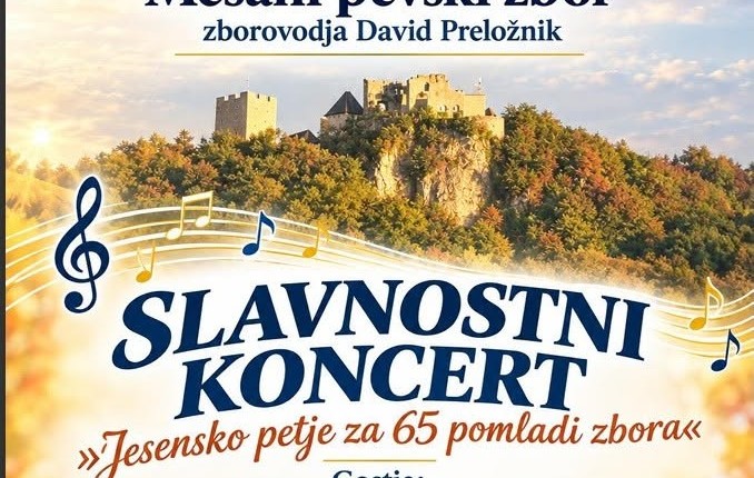 Slavnostni koncert - Jesensko petje za 65 pomladi zbora
