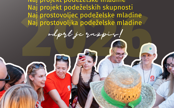 Odprte so prijave na izbor Naj projekt podeželske mladine
