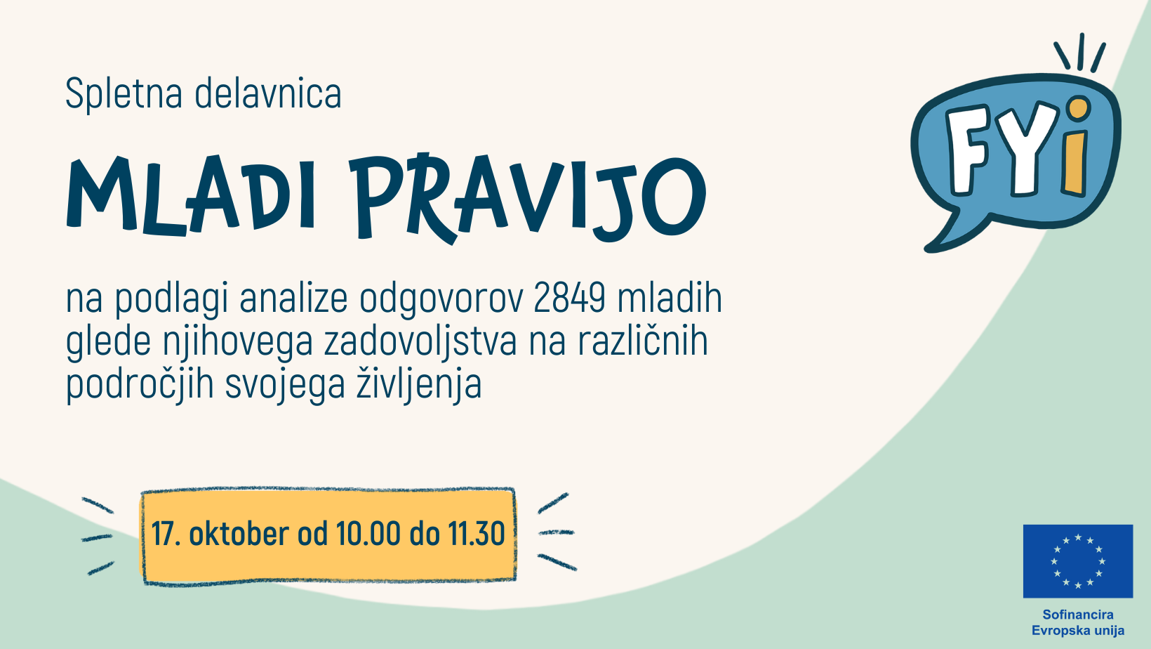 Spletna delavnica o zadovoljstvu mladih: Mladi pravijo