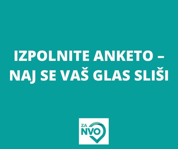 [IZPOLNITE ANKETO - NAJ SE VAŠ GLAS SLIŠI]